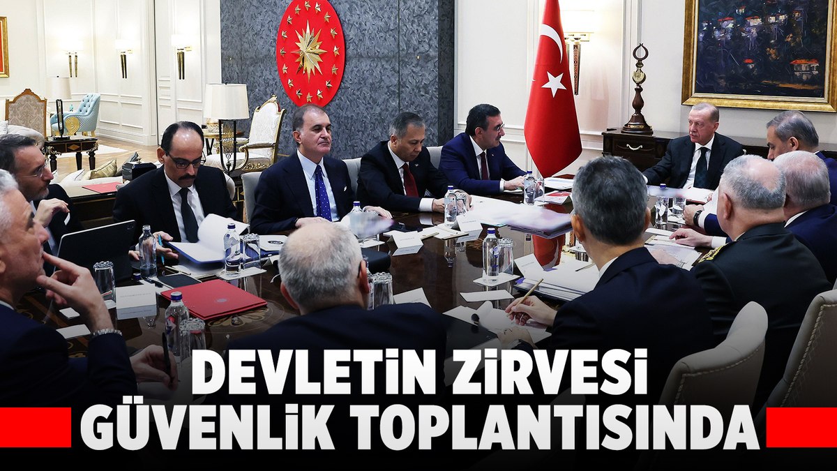 Cumhurbaşkanı Erdoğan başkanlığındaki güvenlik zirvesi sona erdi