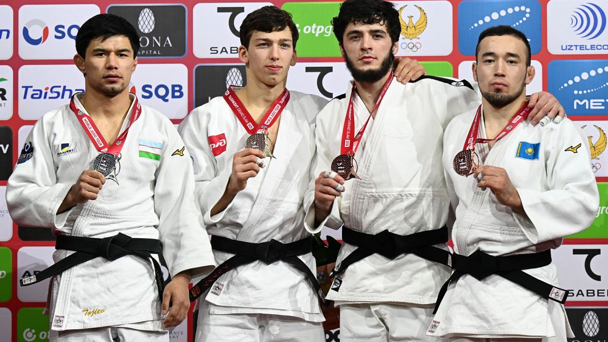 Taşkent’te heyecanın zirve yaptığı judo günü